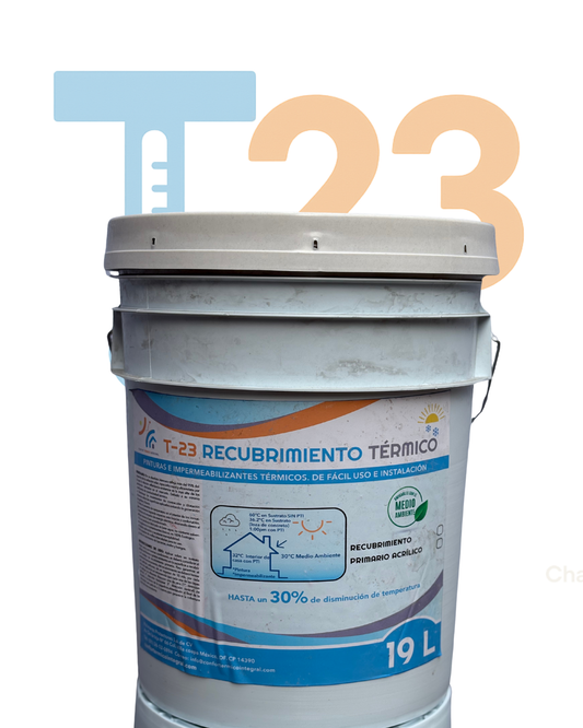 Pintura termica T23. Cubeta de 19 litros.